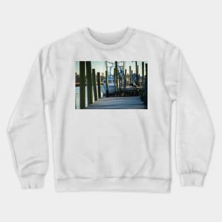 Waiting Boat 2 Crewneck Sweatshirt